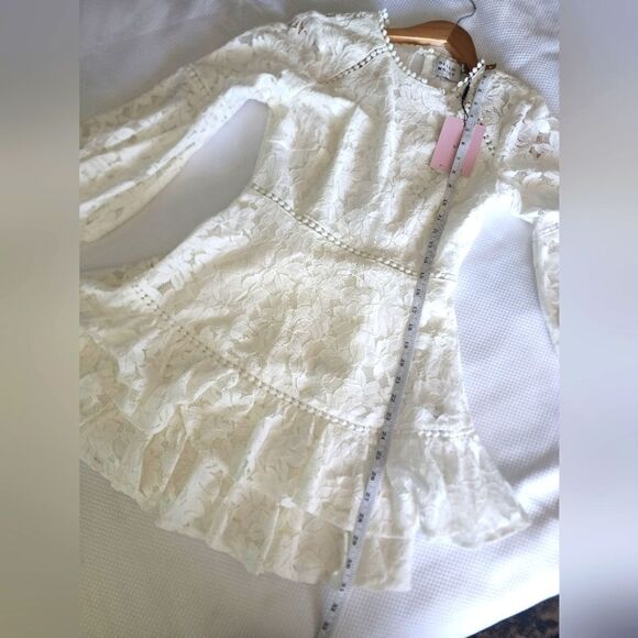 HELLO MOLLY LACE mini white dress new with tags - Picture 16 of 16